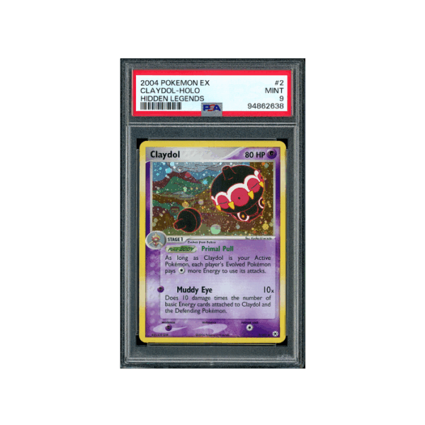 Pokemon Claydol Holo EX Hidden Legends #2 PSA 9
