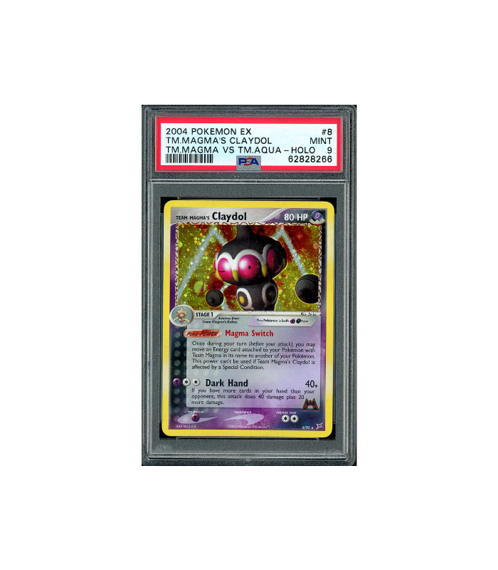 Pokemon Team Magma's Claydol Holo #8 PSA 9 Mint