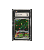 Pokemon Applin Crimson Haze sv5a AR Full Art #077 CGC 10