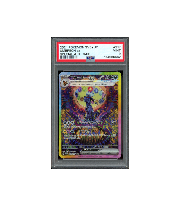 Pokemon Umbreon ex Terastal Festival ex Full Art #217 PSA 9
