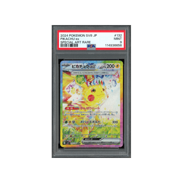 Pokemon Pikachu ex Super Electric Breaker Full Art #132 PSA 9