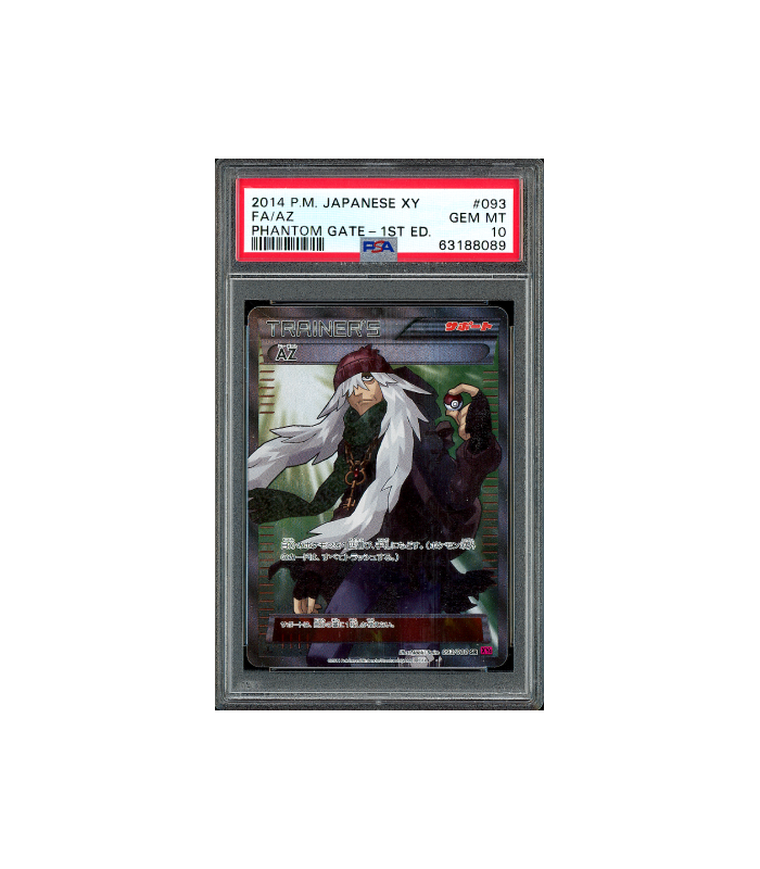 Pokemon AZ 1st Edition Phantom Gate XY4 Full Art #093 PSA 10