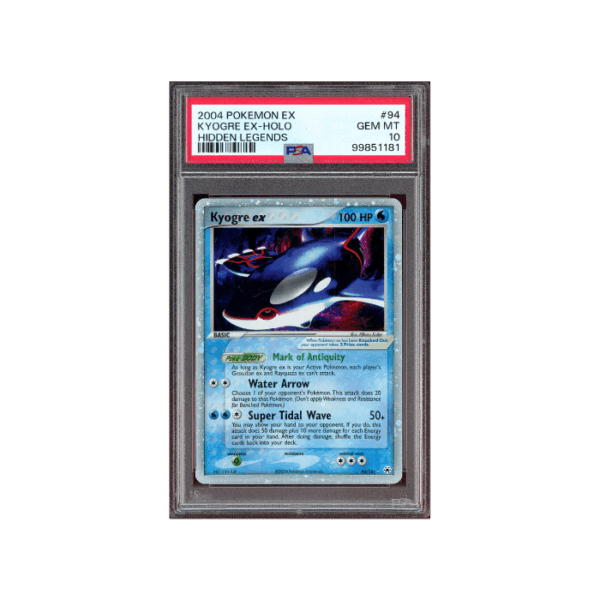 Pokemon Kyogre ex EX Hidden Legends #94 PSA 10