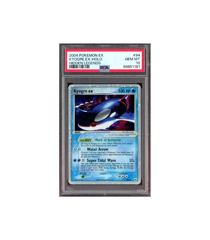 Pokemon Kyogre ex EX Hidden Legends #94 PSA 10
