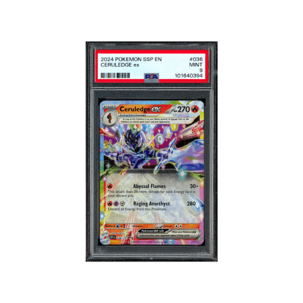 Pokemon Ceruledge ex Surging Sparks #036 PSA 9