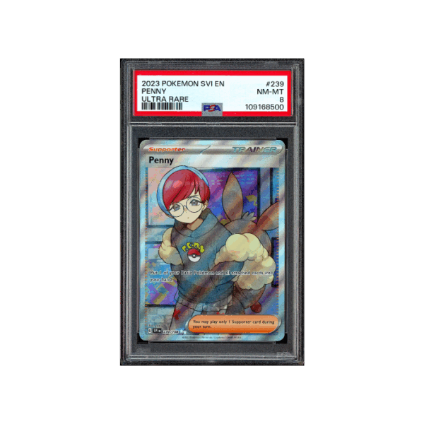 Pokemon Penny Scarlet & Violet Base SR Full Art #239 PSA 8