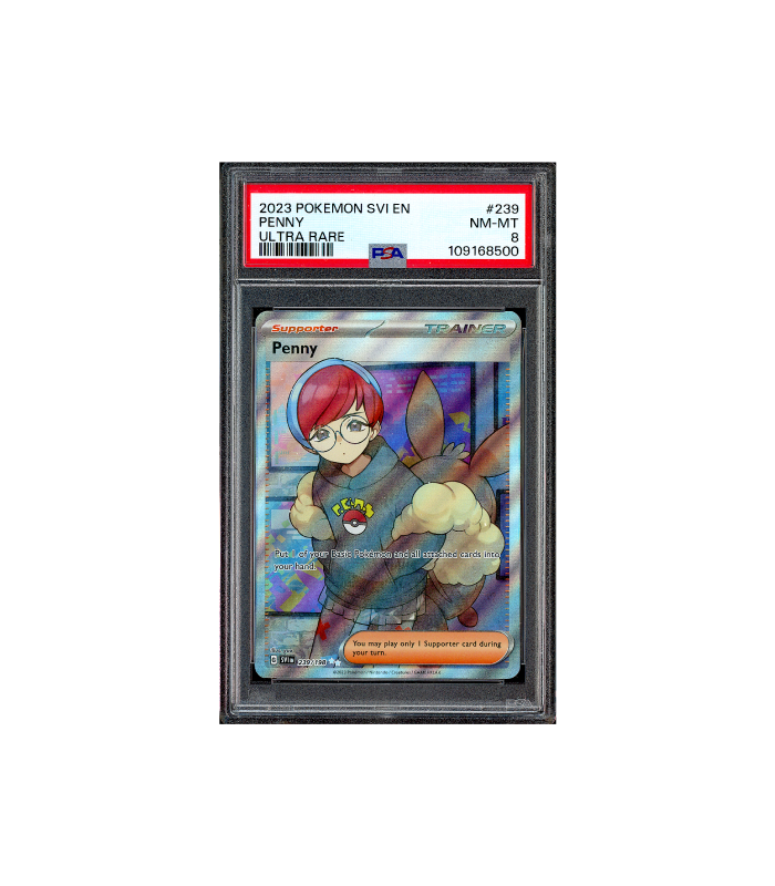 Pokemon Penny Scarlet & Violet Base SR Full Art #239 PSA 8