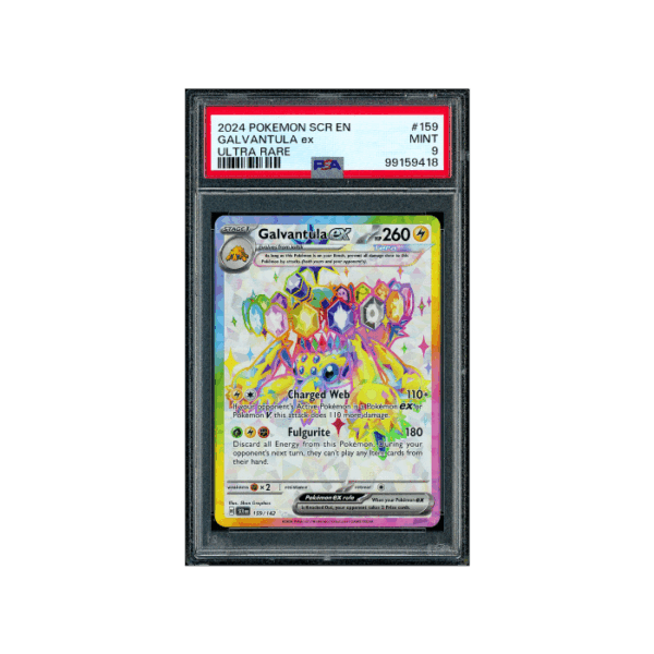 Pokemon Galvantula ex Stellar Crown SR Full Art #159 PSA 9
