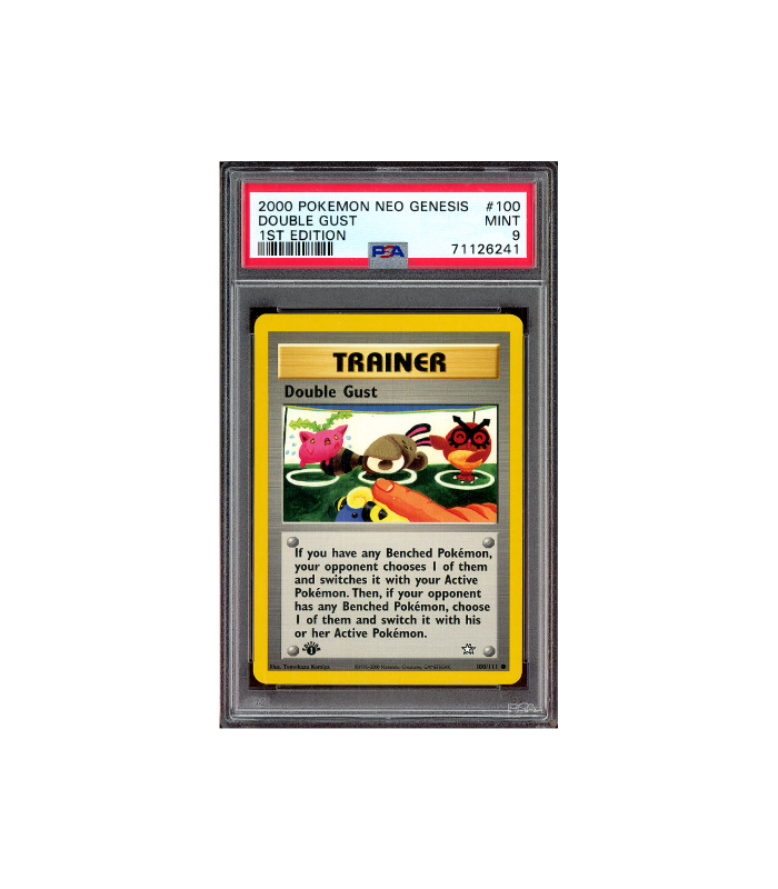 Pokemon Double Gust 1st Edition Neo Genesis #100 PSA 9