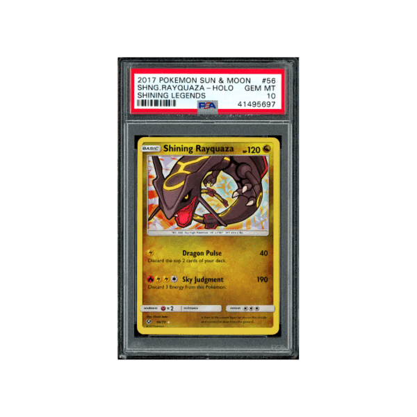 Pokemon Shining Rayquaza Holo Shining Legends #56 PSA 10