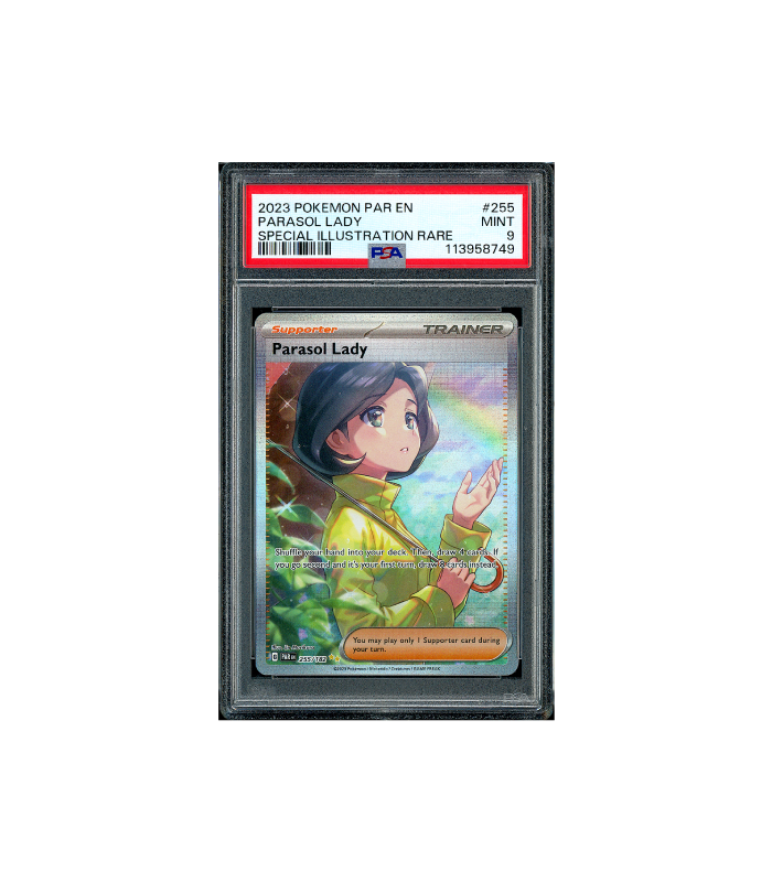 Pokemon Parasol Lady Paradox Rift SAR Full Art #255 PSA 9