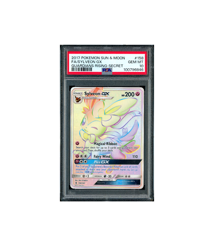 Pokemon Sylveon GX Guardians Rising SR Full Art #158 PSA 10