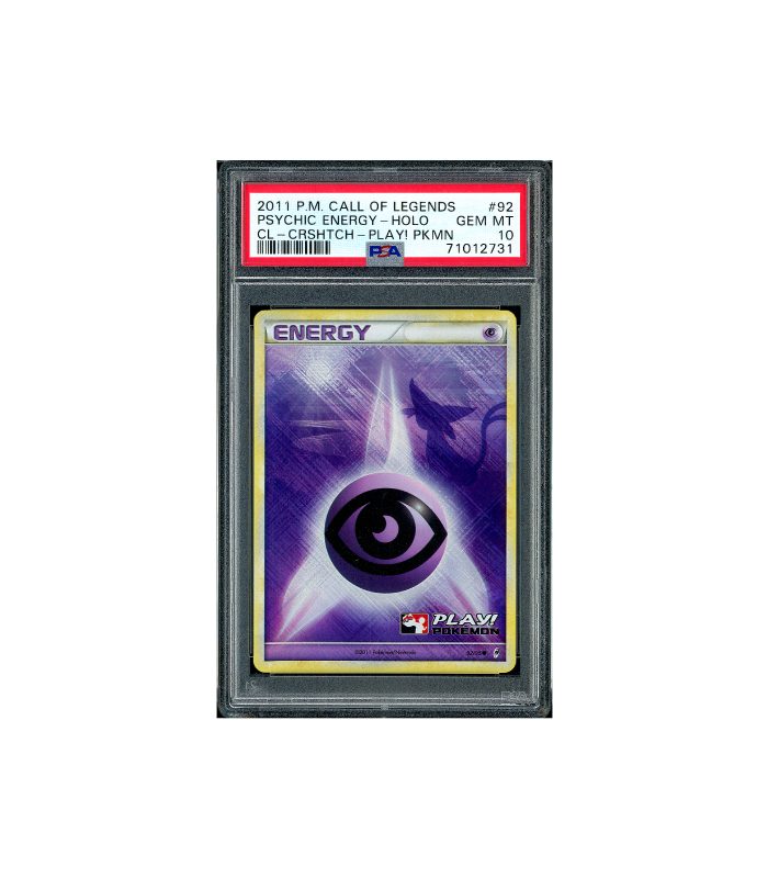Pokemon Psychic Energy Play! Promo Call of Legends #92 PSA 10