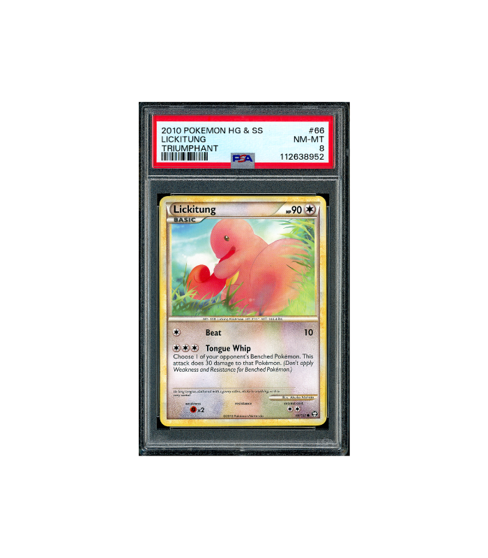 Pokemon Lickitung Triumphant #66 PSA 8
