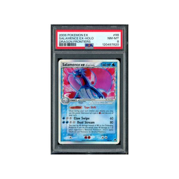 Pokemon Salamence ex Holo Dragon Frontiers #98 PSA 8
