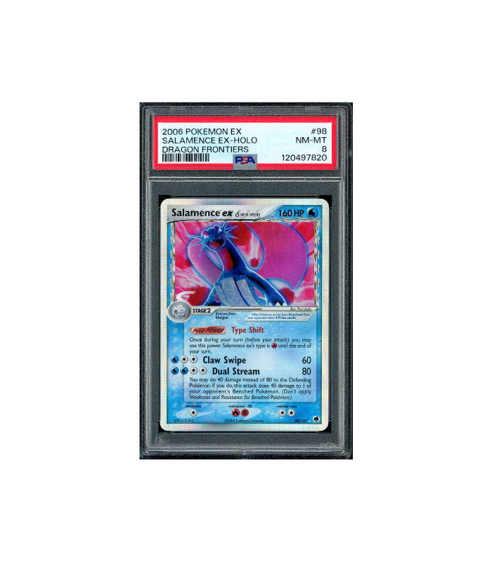 Pokemon Salamence ex Holo Dragon Frontiers #98 PSA 8