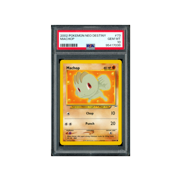 Pokemon Machop Neo Destiny #73 PSA 10
