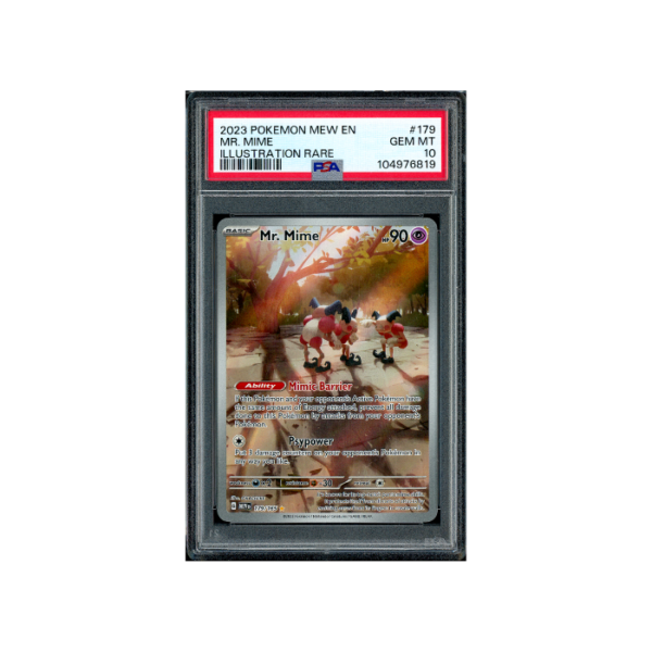Pokemon 151 Mr Mime AR Full Art #179 PSA 10