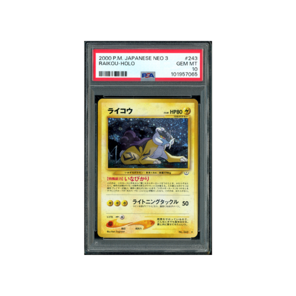 Pokemon Raikou Awakening Legends N3 Holo #243 PSA 10