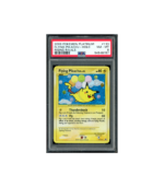 Pokemon Flying Pikachu Bleed & Big Swirl Rising Rivals 113 PSA 8