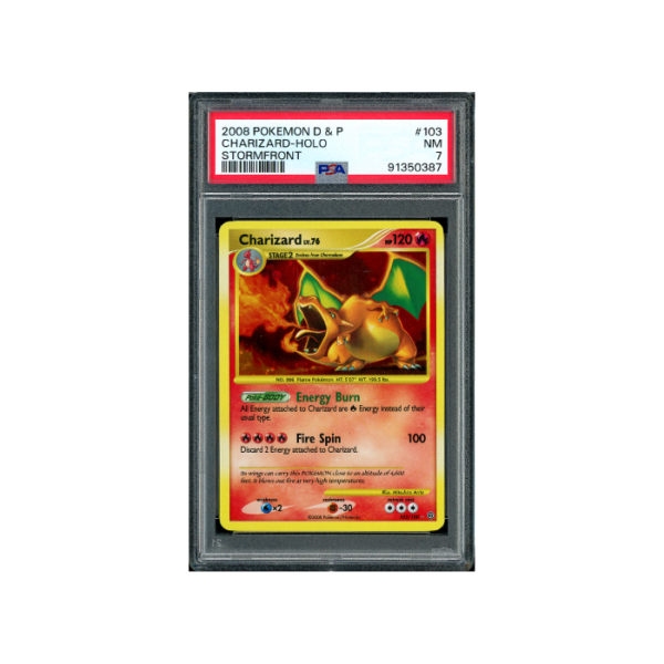 Pokemon Charizard Lv.76 Stormfront Holo #103 PSA 7