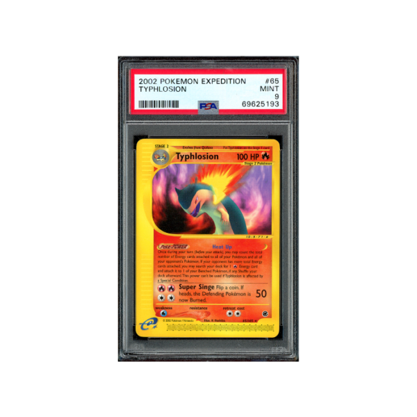 Pokemon Typhlosion e-Series Expedition 2002 #65 PSA 9