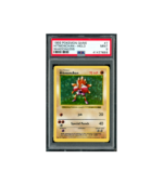Pokemon Hitmonchan Holo 1999 Base Set Shadowless #7 PSA 9