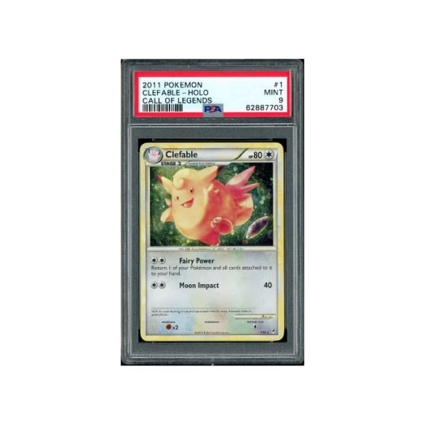 Pokemon Clefable Call of Legends Holo #1 PSA 9