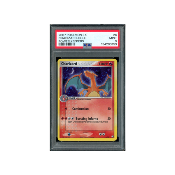 Pokemon Charizard EX Power Keepers 2007 Holo #6 PSA 9