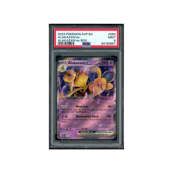 Pokemon Alakazam ex Box Promo #050 PSA 10