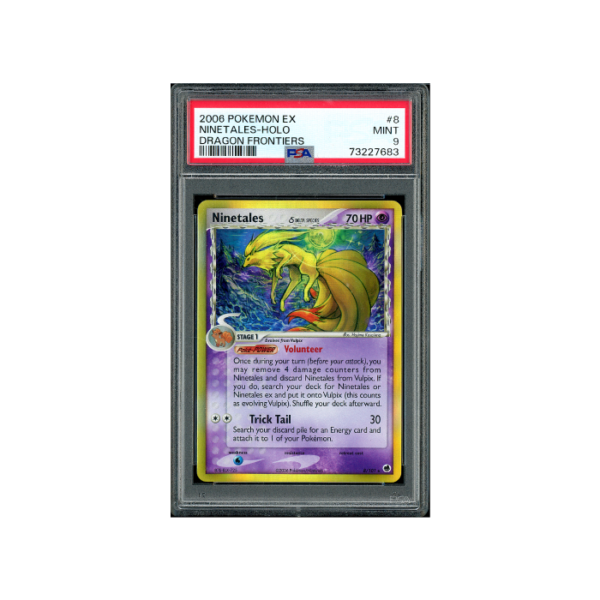 Pokemon Ninetales Holo 2006 EX Dragon Frontiers #8 PSA 9