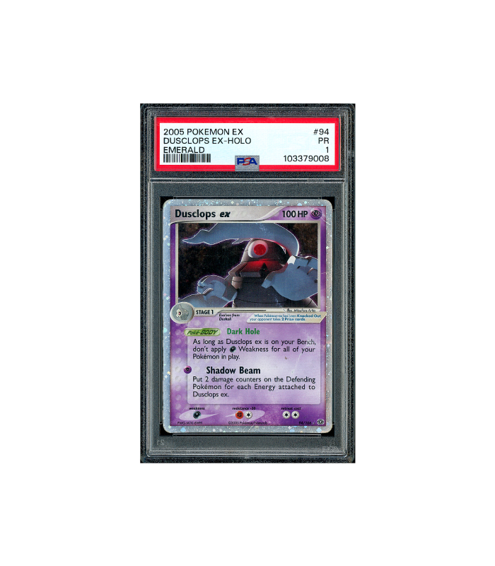 Pokemon Dusclops ex Holo EX Emerald 2005 #94 PSA 1