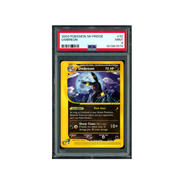 Pokemon Umbreon e-Series Skyridge 2003 #32 PSA 9