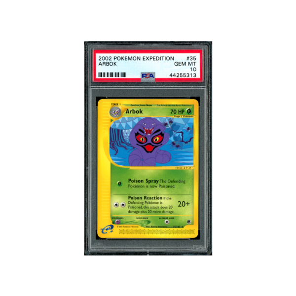 Pokemon Arbok e-Series Expedition 2002 #35 PSA 10