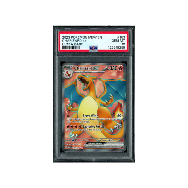 Pokemon 151 Charizard ex SR Full Art #183 PSA 10
