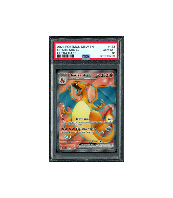 Pokemon 151 Charizard ex SR Full Art #183 PSA 10