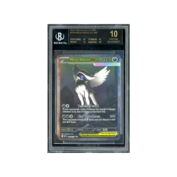 Pokemon Mega Absol ex Mega Evolutions #180 BGS Black Label