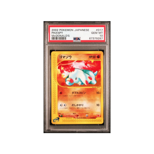 Pokemon Phanpy 2002 McDonalds Promo #017 PSA 10