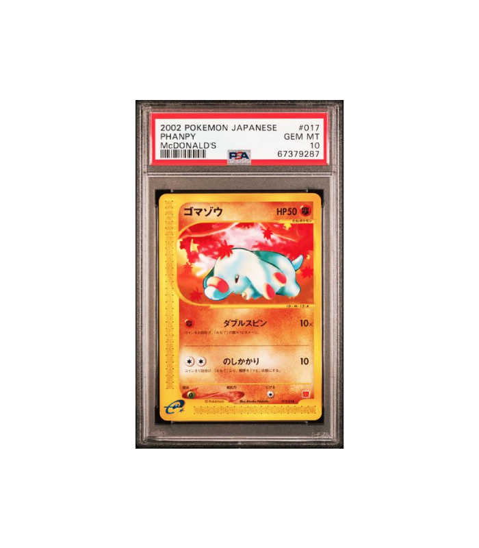 Pokemon Phanpy 2002 McDonalds Promo #017 PSA 10