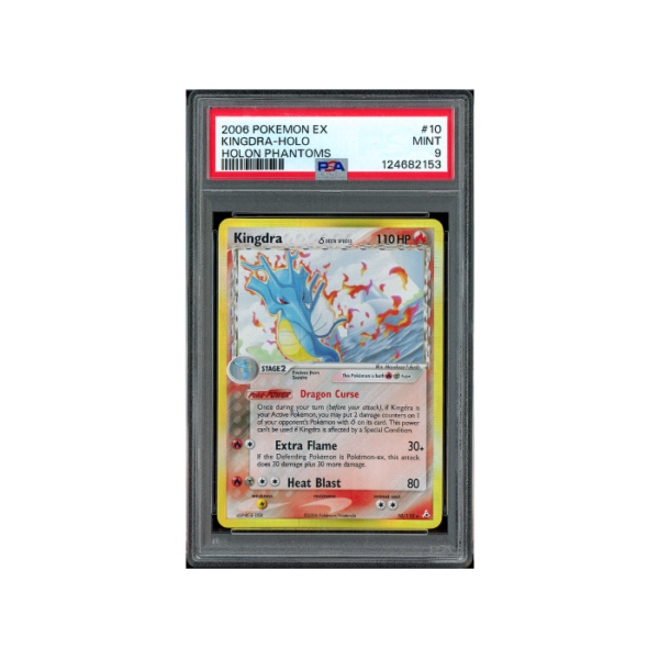 Pokemon Kingdra Holo 2006 EX Holon Phantoms #10 PSA 9