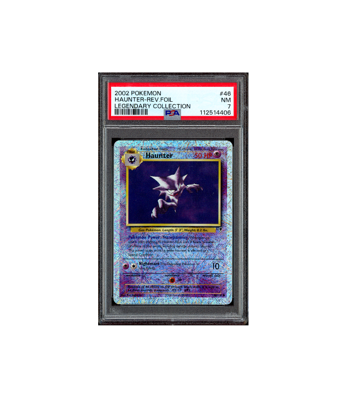 Pokemon Haunter Reverse Holo Legendary Collection #46 PSA 7