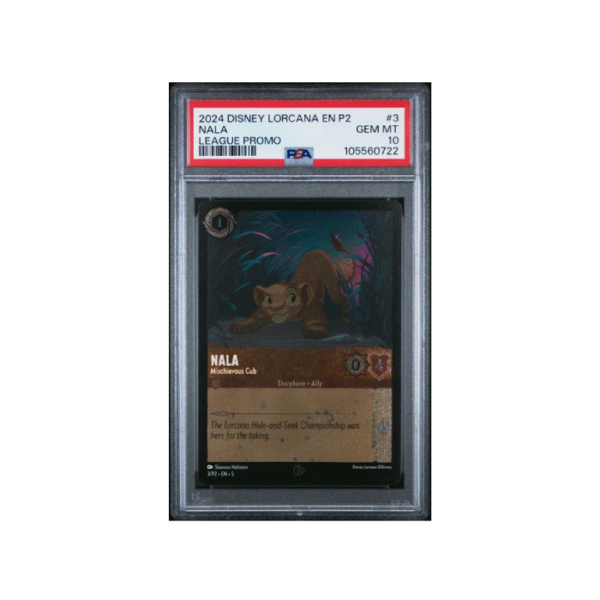 Disney Lorcana Nala Mischievus Cub League Promo #3 PSA 10