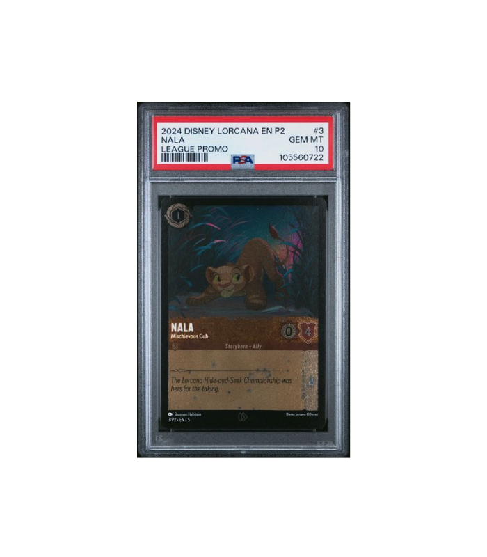 Disney Lorcana Nala Mischievus Cub League Promo #3 PSA 10