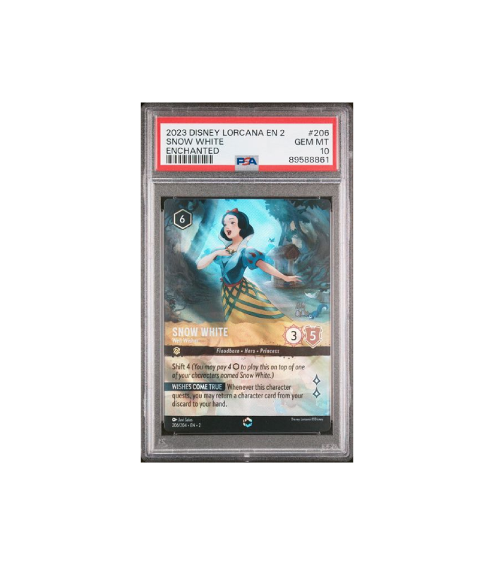 Disney Lorcana Snow White Rise of the Floodborn #206 PSA 10