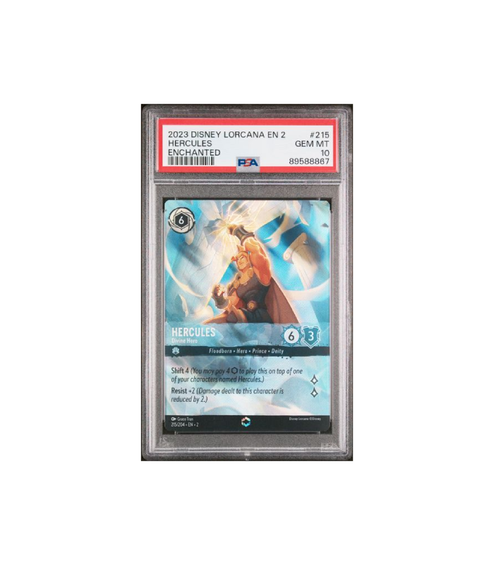 Disney Lorcana Hercules Rise of the Floodborn #215 PSA 10
