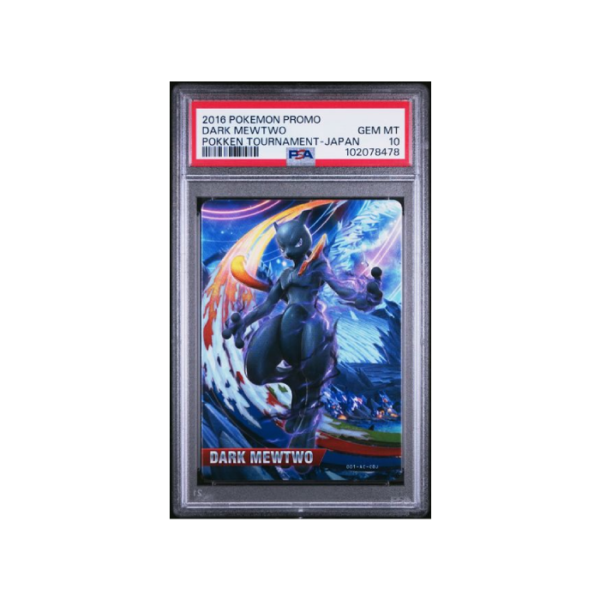 Pokemon Dark Mewtwo Pokken Tournament Japan amiibo PSA 10