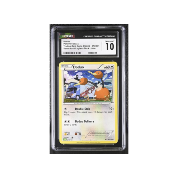 Pokemon Doduo Holo Classic Collection CLV #013 CGC 10