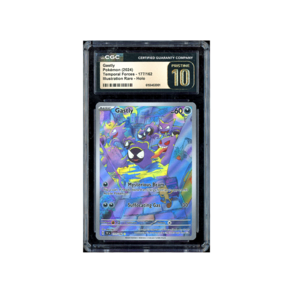 Pokemon Gastly Temporal Forces Full Art #177 CGC Pristine 10