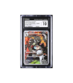 Pokemon Team Rocket's Houndoom sv10 AR Full Art #100 CGC 10