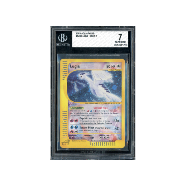 Pokemon Lugia Crystal Holo e-Series Aquapolis #149 BGS 7